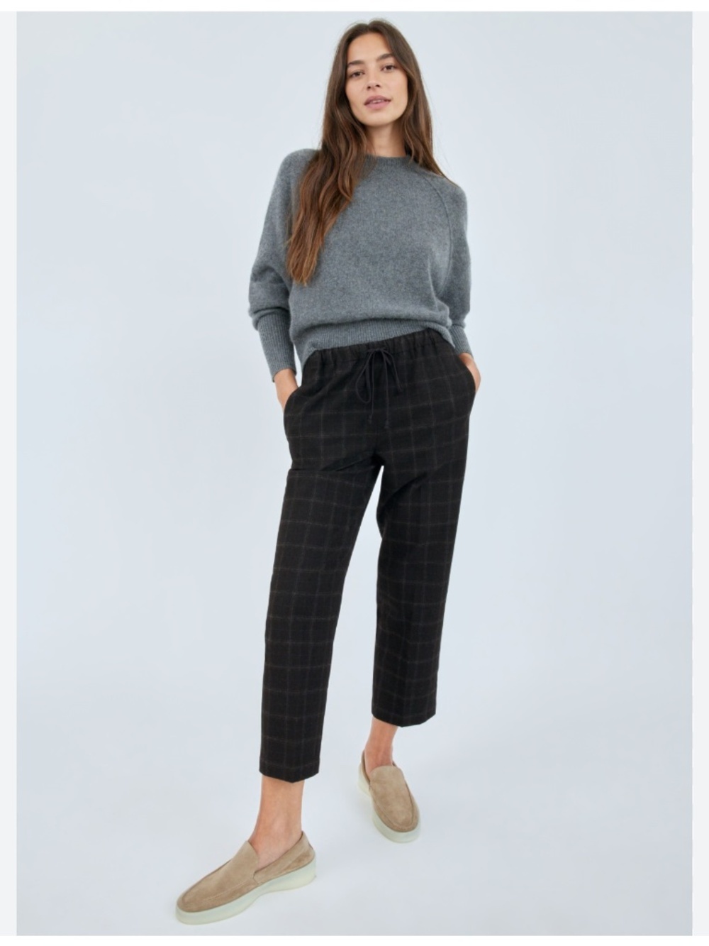 Aritzia The Group by Babaton Jimmy Pant Mid-rise Twill Trousers M